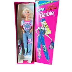 Vintage 1995 Barbie Kool Aid Wacky Warehouse NRFB